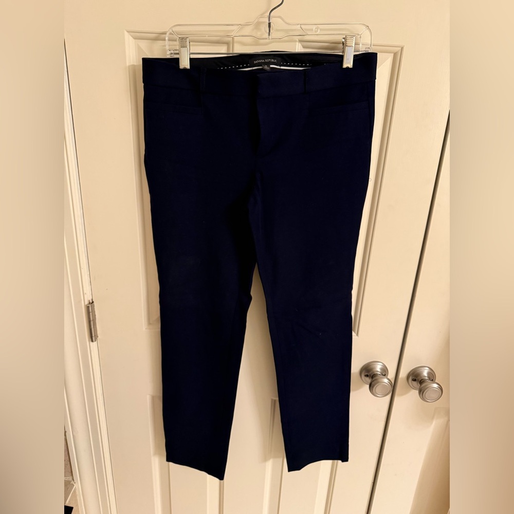 Banana Republic Midnight Blue Sloan Trousers